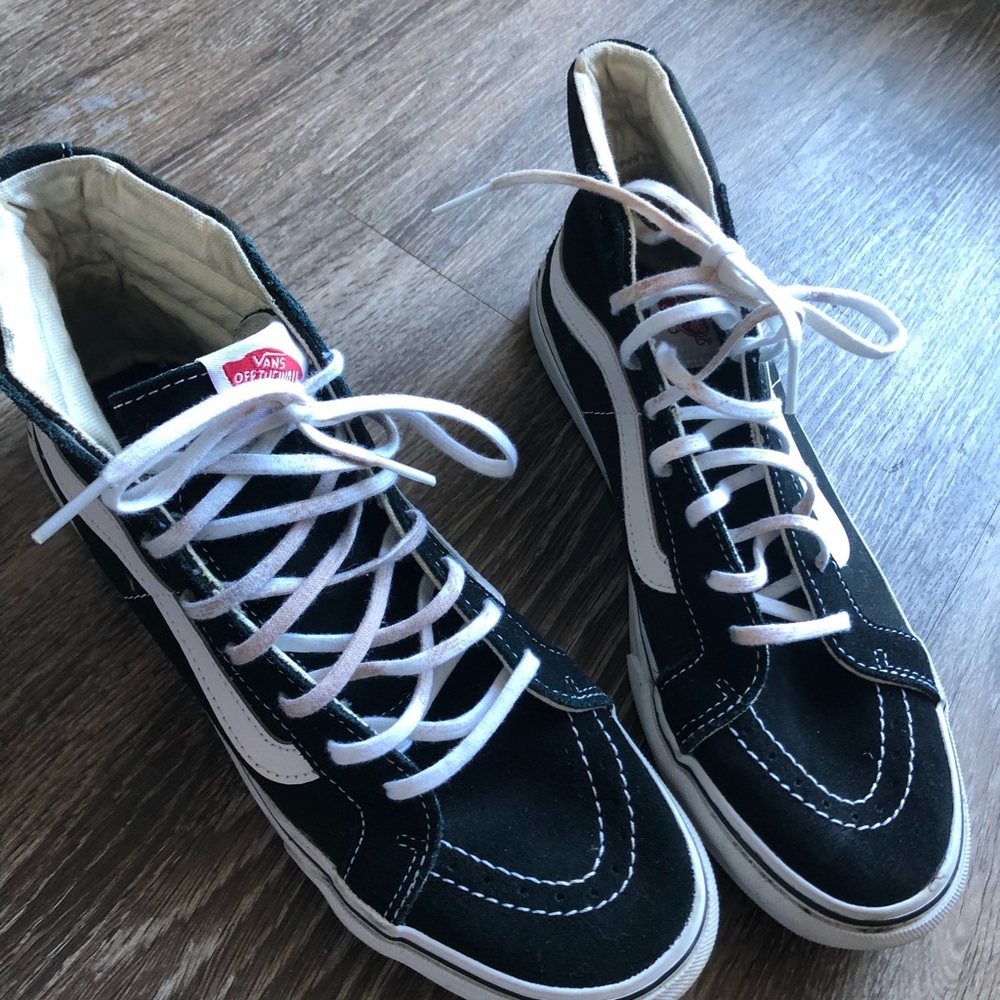 Black high top vans